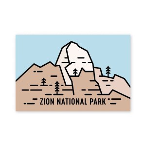 Zion National Park Postcard